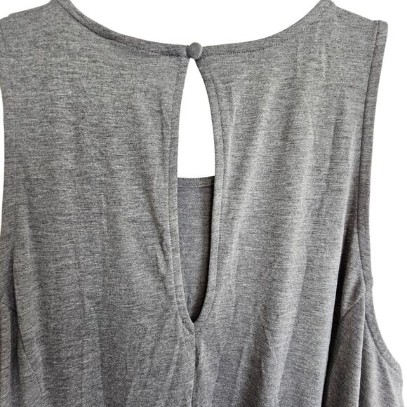 Torrid Dress Knee Length Dress Trapeze Dress Sleeveless Dress 2X Gray Jersey - Picture 9 of 9